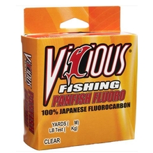 Vicious Panfish 100% Japanese Fluorocarbon - 100 Yards