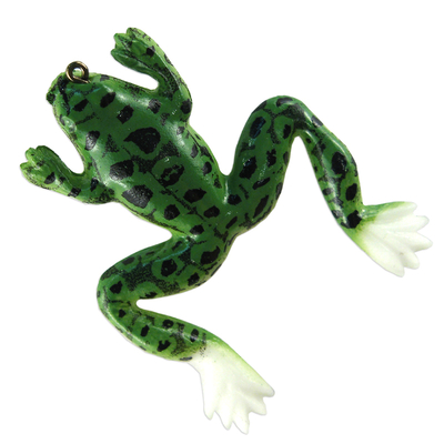 Creme Medium Frog