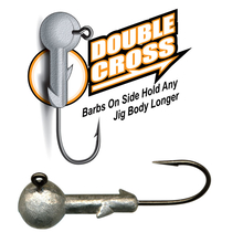 Leland Lures Double Cross Jig Heads